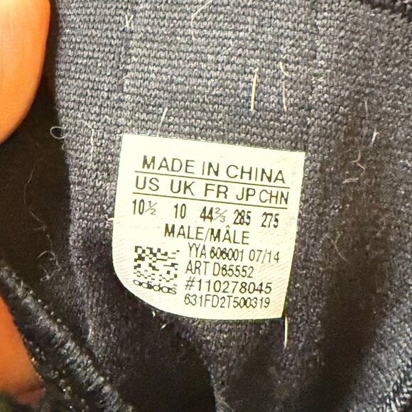 ✅ Mens 10.5 Adidas Wrestling High Top Athletic Shoes/Sneaker Black White Mesh - Picture 2 of 13